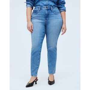 NWT Madewell The Curvy Perfect Vintage Jean Womens Plus Size 28W‎ Berdelle Wash